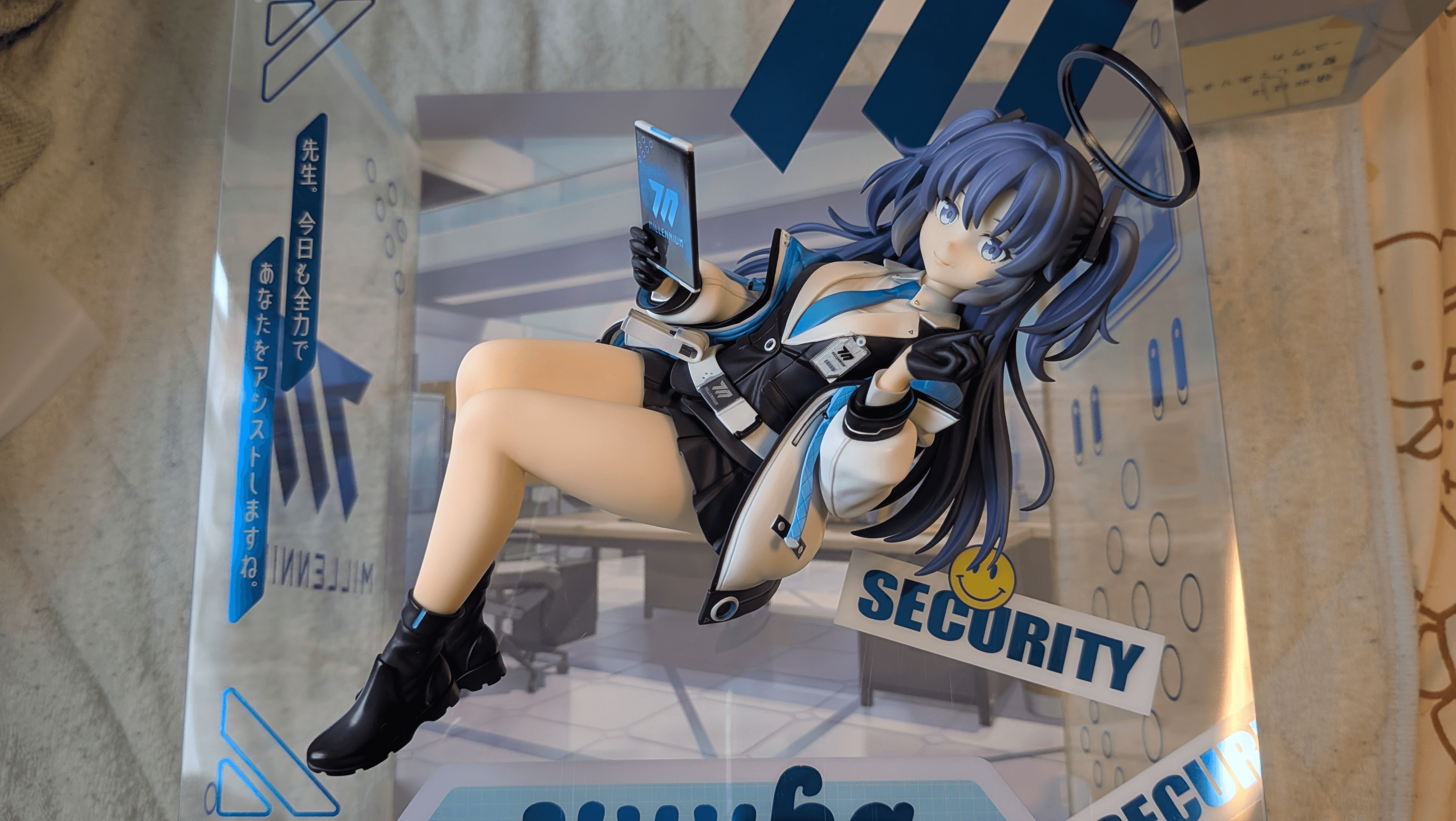 １年前に予約したフィギュアが届いた！　ブルアカ ユウカ ～会計の日常～ 開封！